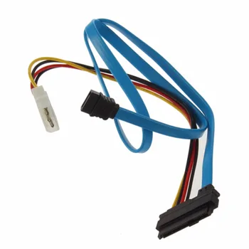 

1pcs arrival Serial ATA to SAS 7 Pin SATA 29 Pin & 4 Pin Cable Male Connector Adapter 2425#