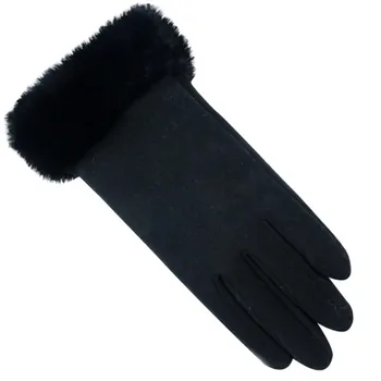 

Winter Glovers Flat Gloves Winter Anti-Slip Cuff Soft Lining Gloves перчатки перчатки перчатки женские Women Glovers 2019
