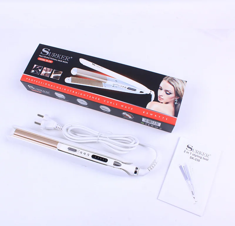 Hair Curler Dual Purpose Does Not Damage Hair Straightener Inner Buckle Electric Hair Curler Corn Hot Plywood