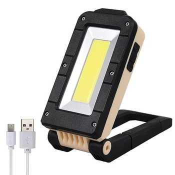 

Multi-Function COB LED Work Light 3-In-1 Rechargeable netic Garage Work Light Portable Lamp Folding Inspection Torch New Smal