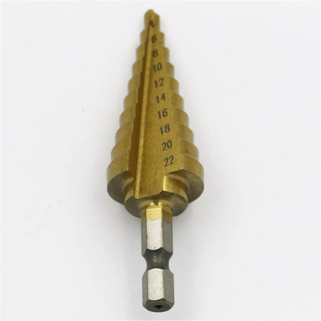 Duralble Step Cone Drill Bit Hole Saw Cutter Convenient Cone Cutter Tool Duralble Step Cone Drill Bit Hole Saw Cutter Convenient Cone Cutter Tool