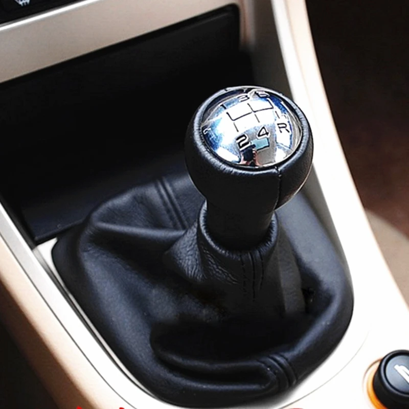 

PU Leather Dustproof Cover Gear Stick Gaiter Shift Lever Boot For Peugeot 307 SW CC