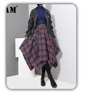 [EAM] Women Black Bow Split Joint Buckle Temperament Dress New Sleeveless Loose Fit Fashion Tide Spring Autumn 2020 1Z663