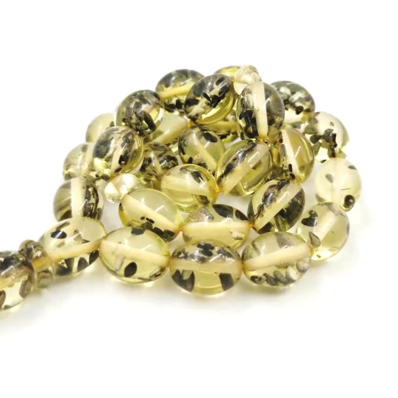 Кунжута смолы Tasbih 33 молитвенные бусы металлическая кисточка мусульманского человека браслет исламский арабский мода misbaha