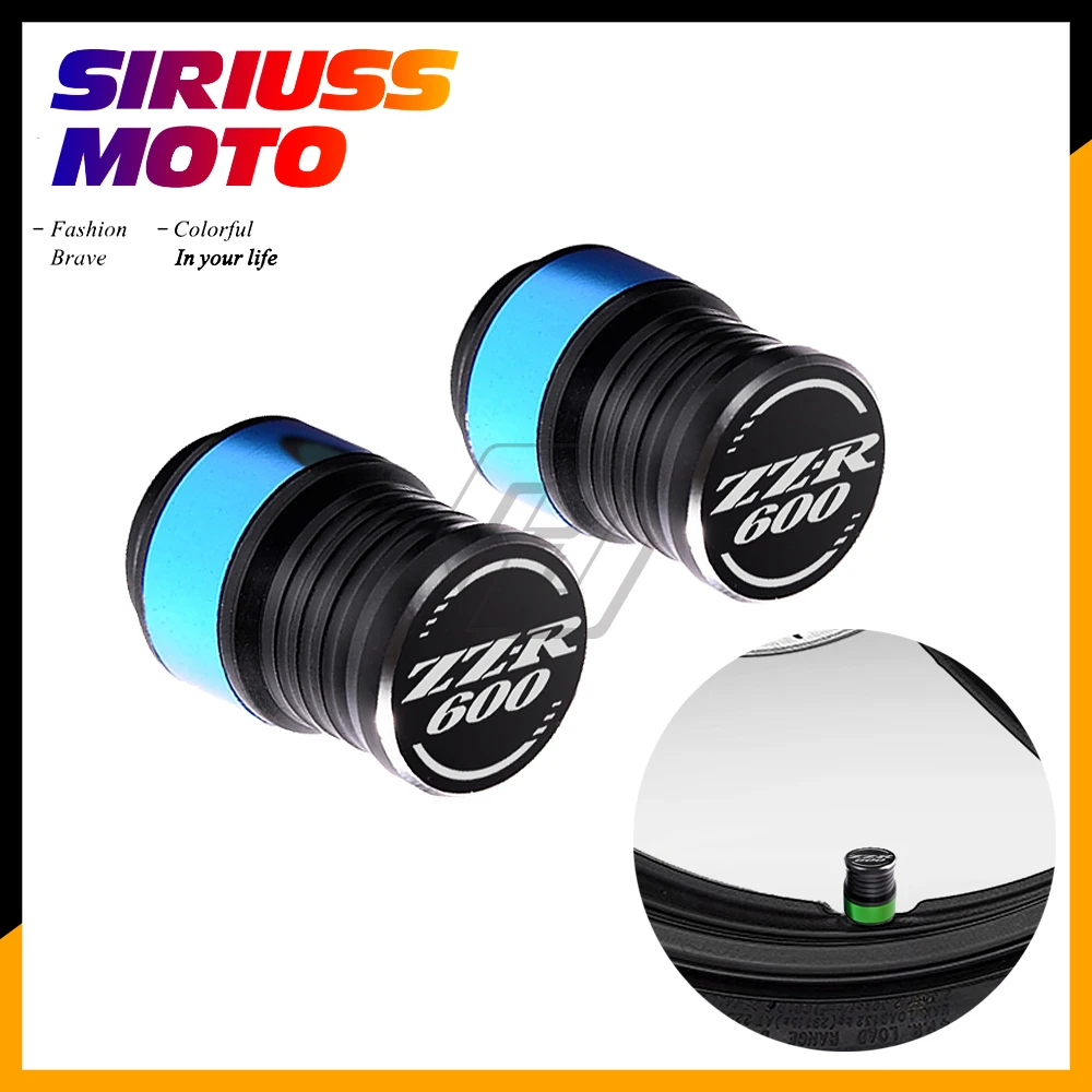 

Motorcycle Accessories Wheel Tire Valve Caps Covers Case for Kawasaki ZZR600 ZZR 600 Rim