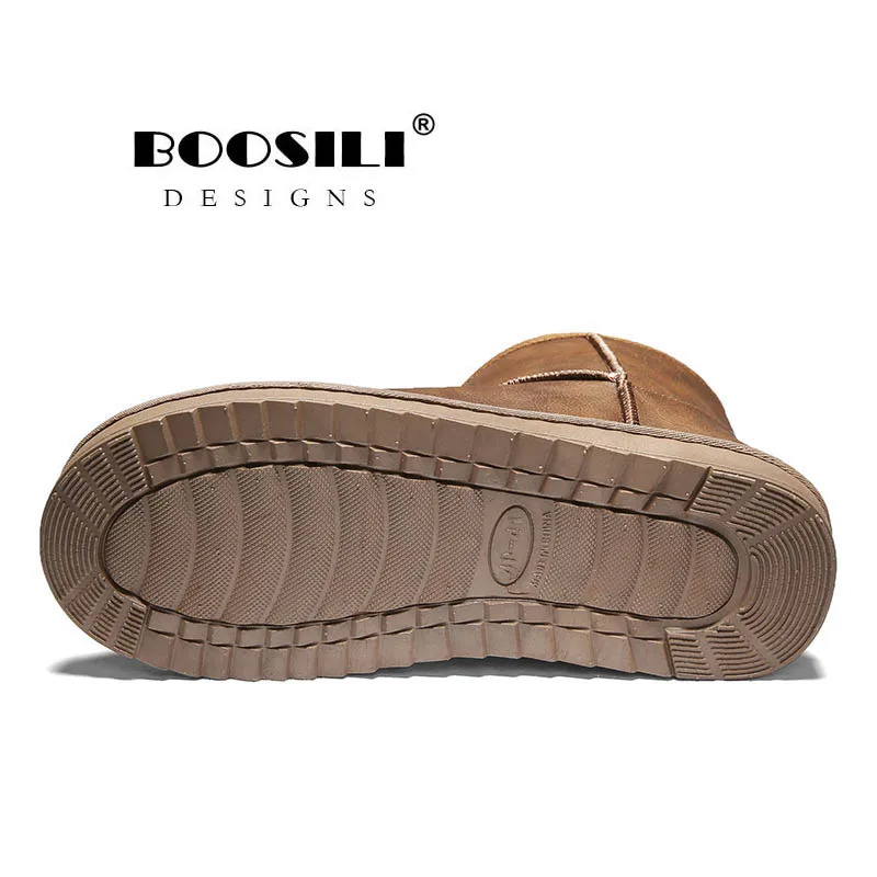 Новое поступление 2020 мужские сапоги Bota Masculina с мехом теплая зимняя рабочая обувь