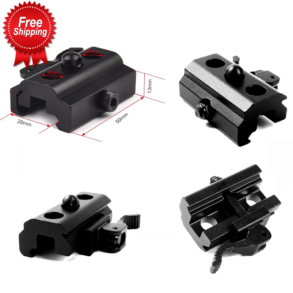 20 мм крепление QD Quick Detach Release Mount Bipod Sling Adapter Swivel Picatinny Weaver Rail для винтовки|weaver