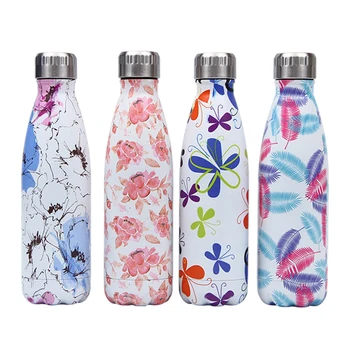 

500ml LOGO Custom Thermos Bottle Stainless Steel Vacuum Flasks Thermal Mug Insulated Tumbler Water Bottle Coffee Cup Drinkware