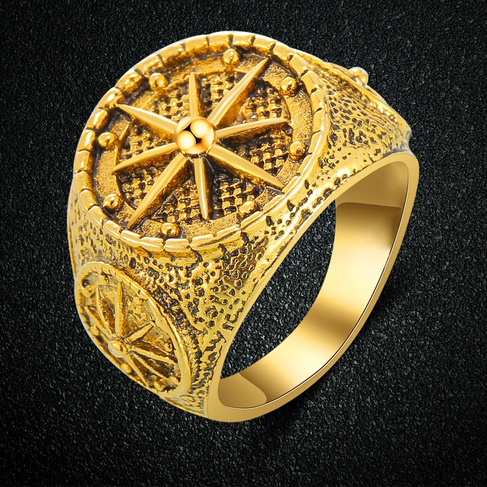 Мужские кольца ювелирные изделия средний восток страны покрытием Золотое серебряное кольцо подарок на свадьбу