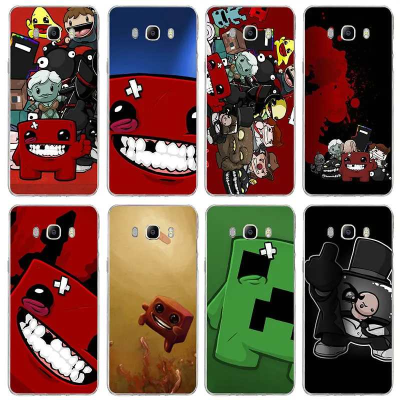 Super Meat Boy Slim Soft TPU Phone Case Cover for Samsung Galaxy Note 4 5 8 9 10 A10 A20 A30 A40 A50 A60 A70 A80 A90 M10 M20 M30 | Мобильные
