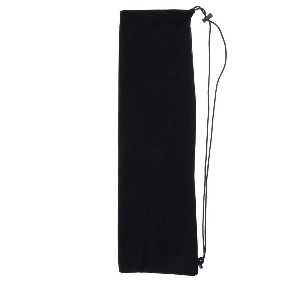 Badminton Rackets Cover Racquet Soft Bag Cover Drawstring Sling Pack Black