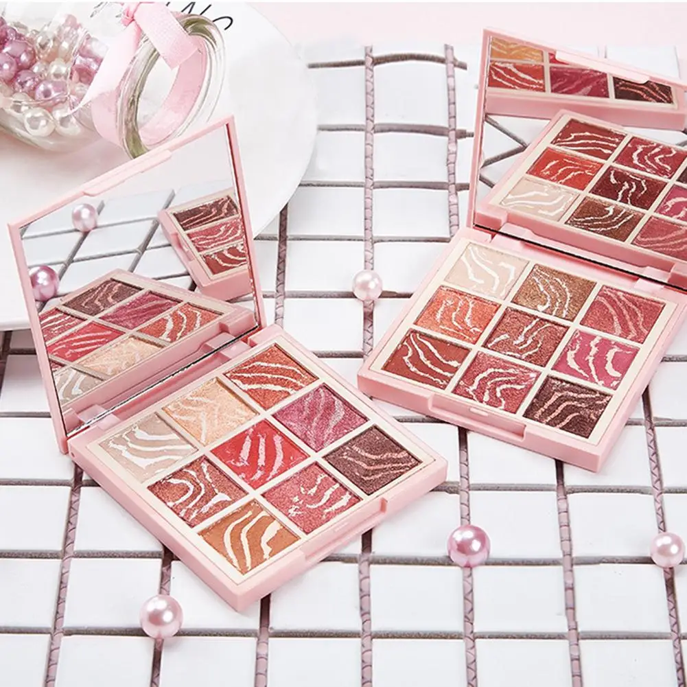 

Mermaid Marble Eye Shadow Palette 9 Color Waterproof Concealer Makeup Palette Lasting Effect Eye Shadow