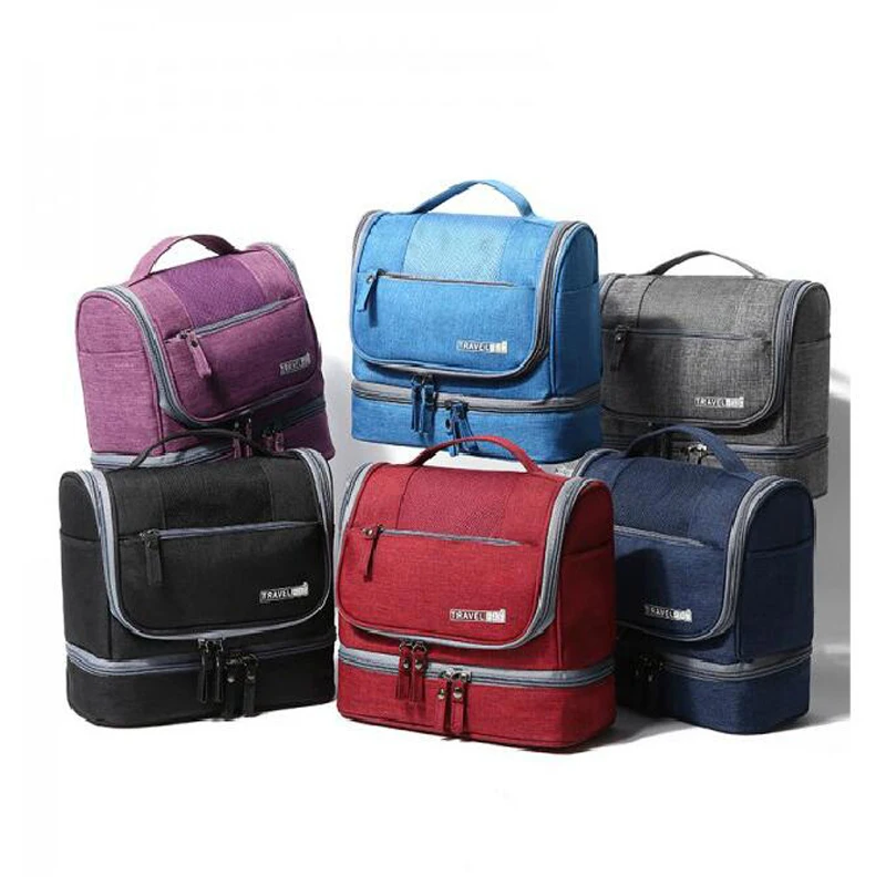  Large Capacity Makeup Organizer Oxford Cloth Wash Bag Hanging Cosmetic Storage Bag Waterproof Trave