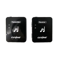 Cuvave WP-10 2.4G Wireless Earphone Monitor Rechargeable Transmitter Receiver Support Stereo Mono and Phone Recording Function