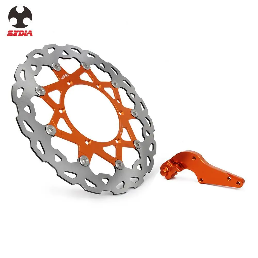 Motorcycle Brake Discs Motorcycle 320MM Front Floating Brake Disc Rotor For KTM EXC SX SXS MXC XCW EXCF SXF XCF XCW LC4 125 200 250 300 400 450 500 525