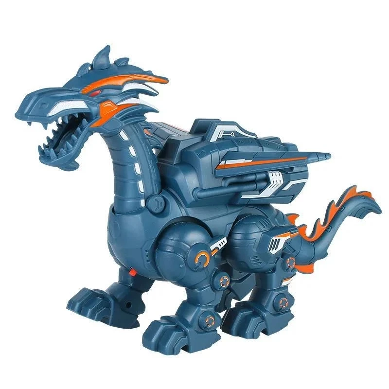 Electric Walking Spray Dinosaurs High Simulation Wate Spray Smart Dinosaur Sound Flash Lights Shaking Head Boy Gift Kids RC Toys 4