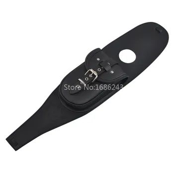 

Motorcycle Gas Tank Cover Panel Dash Console Center Pouch Bag Leather Fit for Harley
