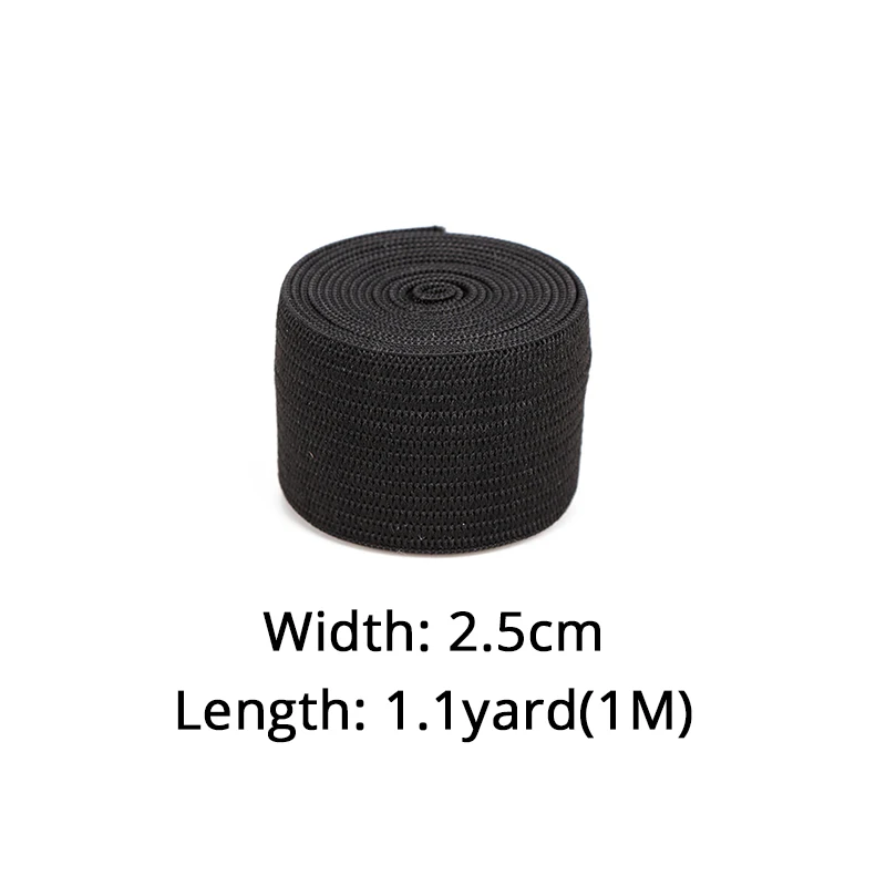 2.5cm width Пояс Эластичная лента для волос парики резинкая лента для шитья нейлоновые ленты 1,5/2,5/3,5/4 см Ширина Сильный Большой плотные эластичные парик Материал - Цвет: 2.5cm width