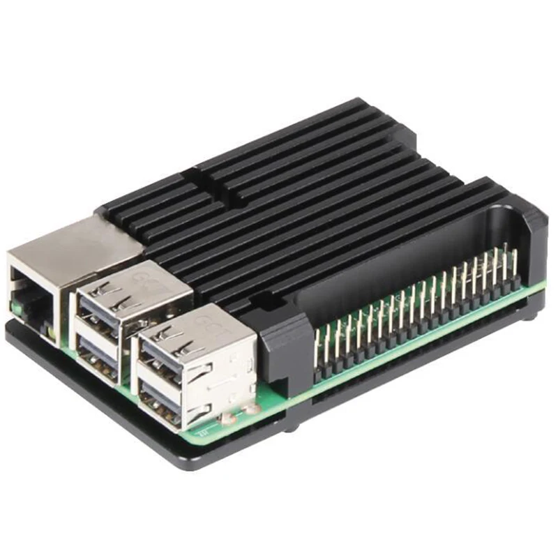 Корпус для Raspberry Pi3 Generation B Type 2b/3b чехол из алюминиевого сплава вентилятор