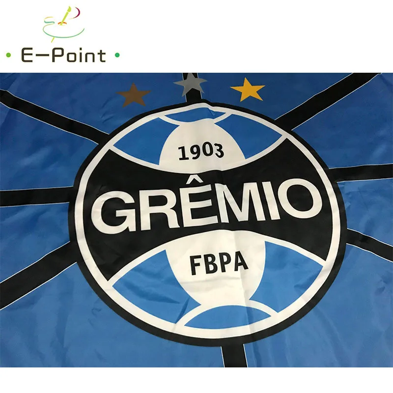 Brazil(Brazilian Sports Club) Gremio Foot-Ball Porto Alegrense 3ft*5ft(90*150cm) Christmas Decorations for Home Flag Banner