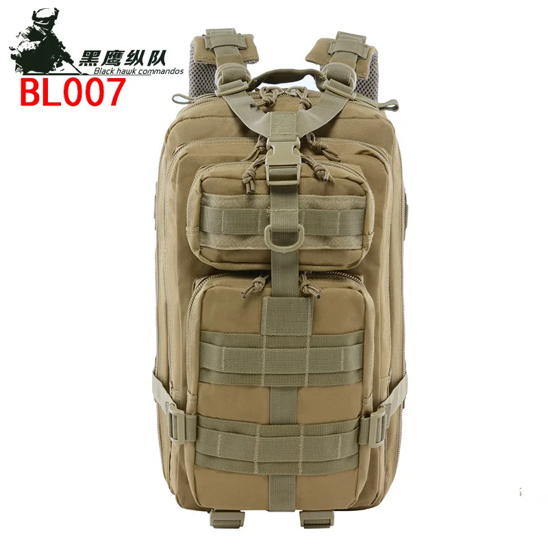 

Loop Tactical Camouflage Bag Outdoor Camping Backpack Shoulder Army Fans Bag New Style Upgraded 3P Backpack Wholesale
