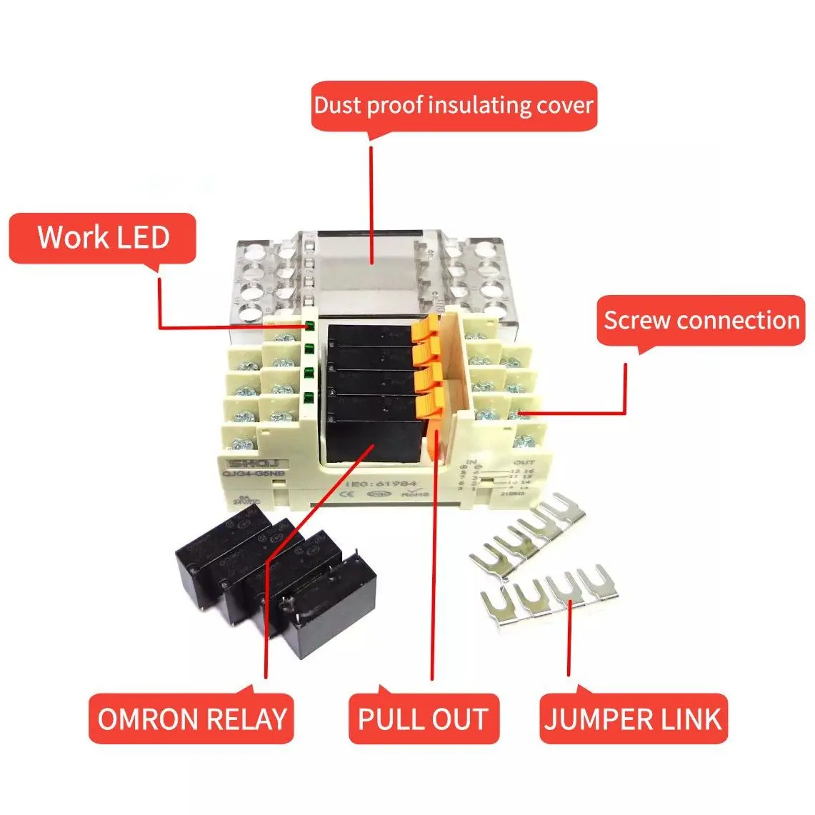 12V, 24V, 4NO, 5A, PZJ, o mesmo