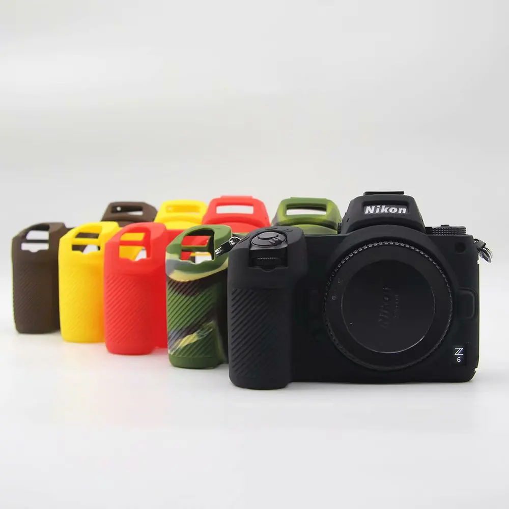 Силиконовая кожа брони чехол для корпуса протектор для Nikon Z6 Z7 DSLR камеры Чехол протектор видео сумка