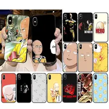 Caja del teléfono de un golpe-hombre de silicona suave cubierta del teléfono TPU para iPhone 11 pro XS MAX 8 7 6 6S Plus X 5 5S SE XR caso(China)