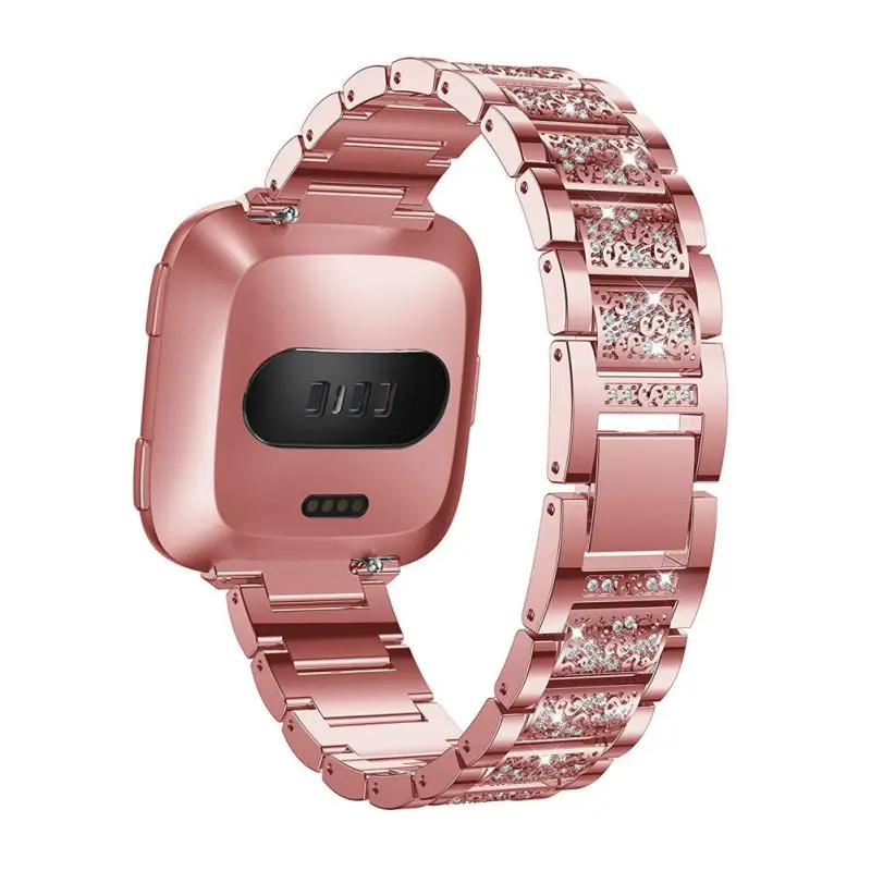 Fitbit Versa/2/Lite 23mm, Elegant Bling Shining Crystal Design Bracele ...