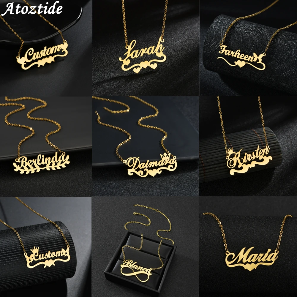 Custom Name Necklace Personalized 