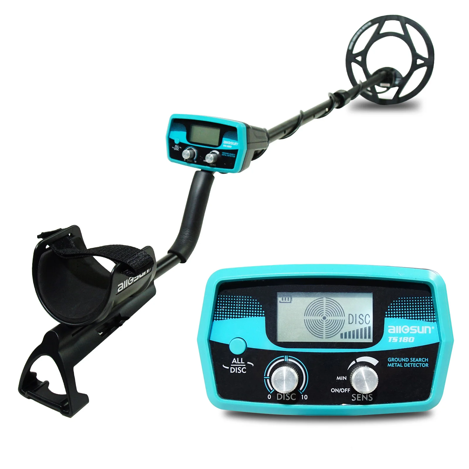all-sun TS180 Waterproof Handheld Metal Detector Underground High Precision Small Type Archaeological Positioning Instrument