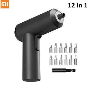 

Xiaomi Mijia Cordless Electric Screwdriver 3.6V 2000mAh 5N.M Torque Screw Driver With 12PCS S2 Screw Bits Repair Tools For Home