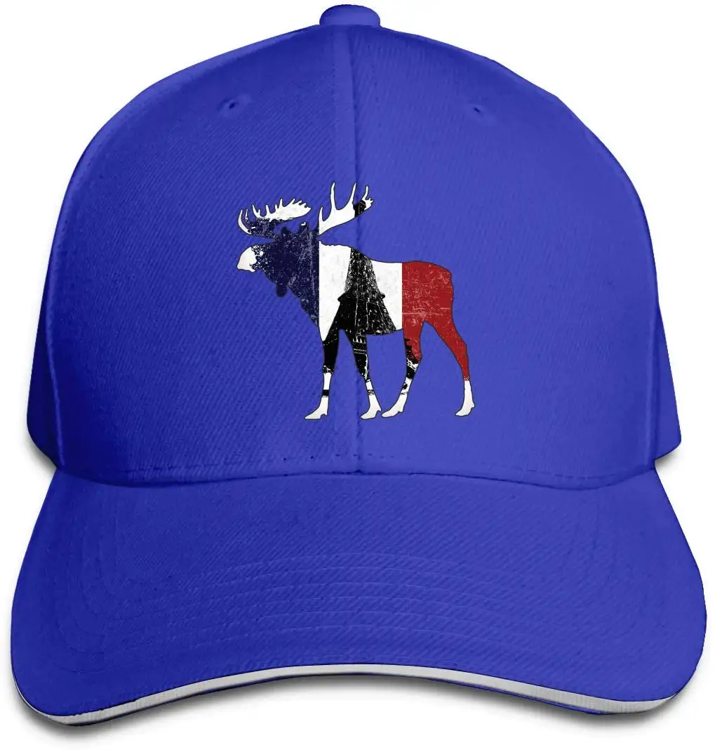 Унисекс Eiffeltower Флаг Франции Moose модная бейсболка с козырьком Кепка для путешествий/спорта