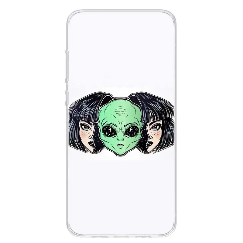 Alien Art Black Phone Case For Xiaomi MI 8 9 10 5X 6X A1 A2 A3 CC9E 9T NOTE10 Pro Lite Cover Coque soft Silicone TPU best phone cases for xiaomi