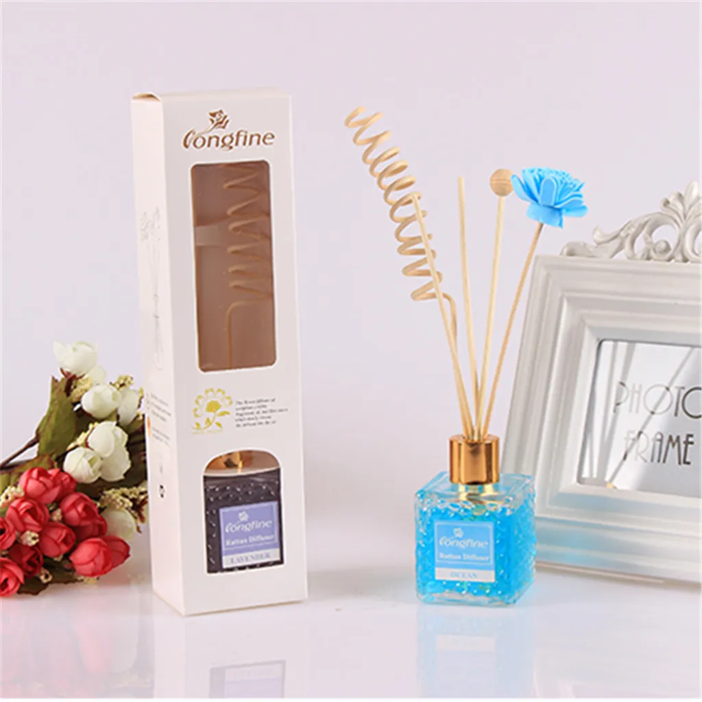 

Fragrancea Rattan Aromatherapy Set Reed Oil Diffusers with Natural Sticks Glass Bottle and Scented Oil 80ML Reed Diffuser Sets