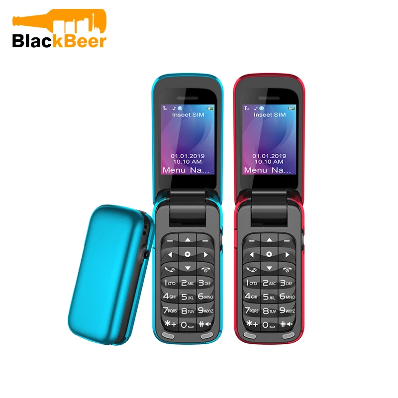 L8star BM60 Mini Flip Music Phone Bluetooth Dial Mobile phone FM Radio Magic Voice changer 3.5 Earphone Jack Mp3 Music player