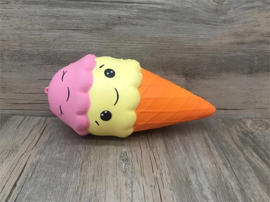 Каваи мягкий Jumbo мягкое мороженое медленно поднимающийся Забавный какашка мягкий телефон ремни подарок игрушки для детей Мальчики и Девочки Подарки