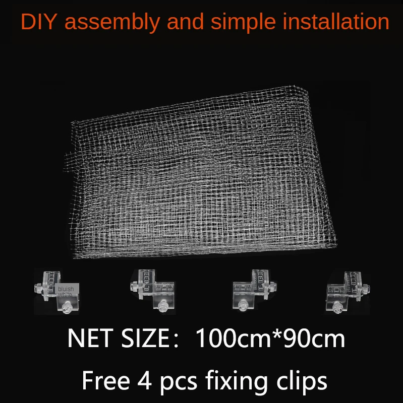 VASTOCEAN Fish Tank Invisible Anti-Jumping Net Fish Tank DIY Protective Net Anti-tortoise Escape Glass Thickness Within 12mm 