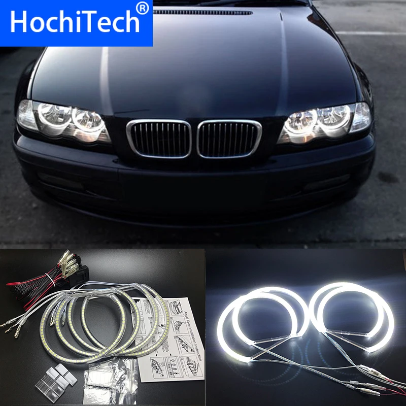 Ангельские глазки BMW 131мм желтые