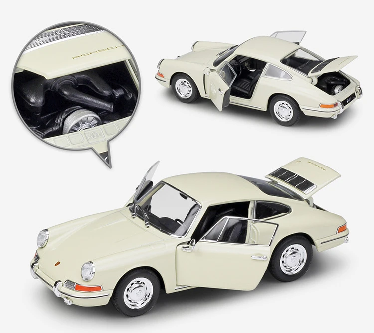 WELLY литая под давлением машина 1:24 Масштаб 1964 Porsche 911 Высокая имитационная модель автомобиля игрушка металлический сплав игрушка автомобиль для детей Коллекция подарков