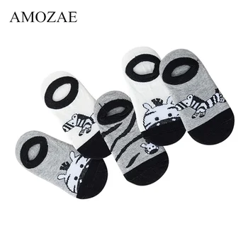 

5 Pair/Lot Free Shipping Baby Girls Boy Cotton Socks Wholesale Unisex Non-Slip Baby Socks Set Infant Socks 0-3years