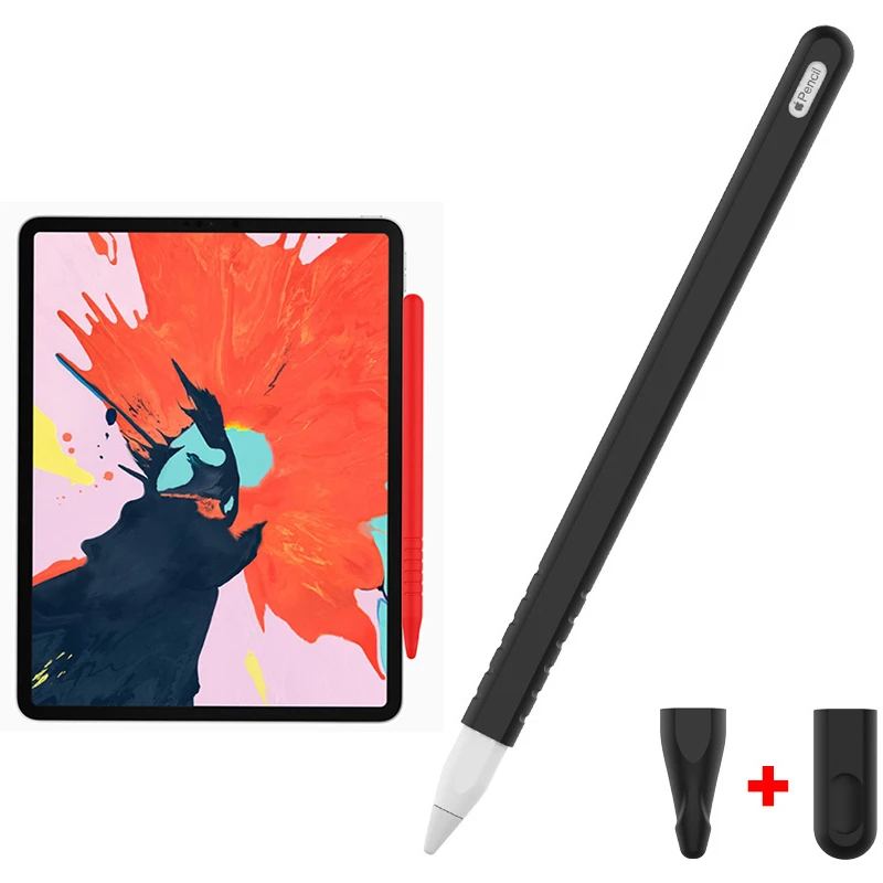 

Case For Apple Pencil 2nd Generation for Apple Pencil 2 Holder Premium Silicone Cover Sleeve for iPad 2018 Pro 12.9 11 inch Pen