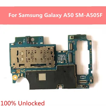 

Free Shipping For Samsung Galaxy A50 SM-A505F Motherboard Original Unlocked Mainboard with Android System
