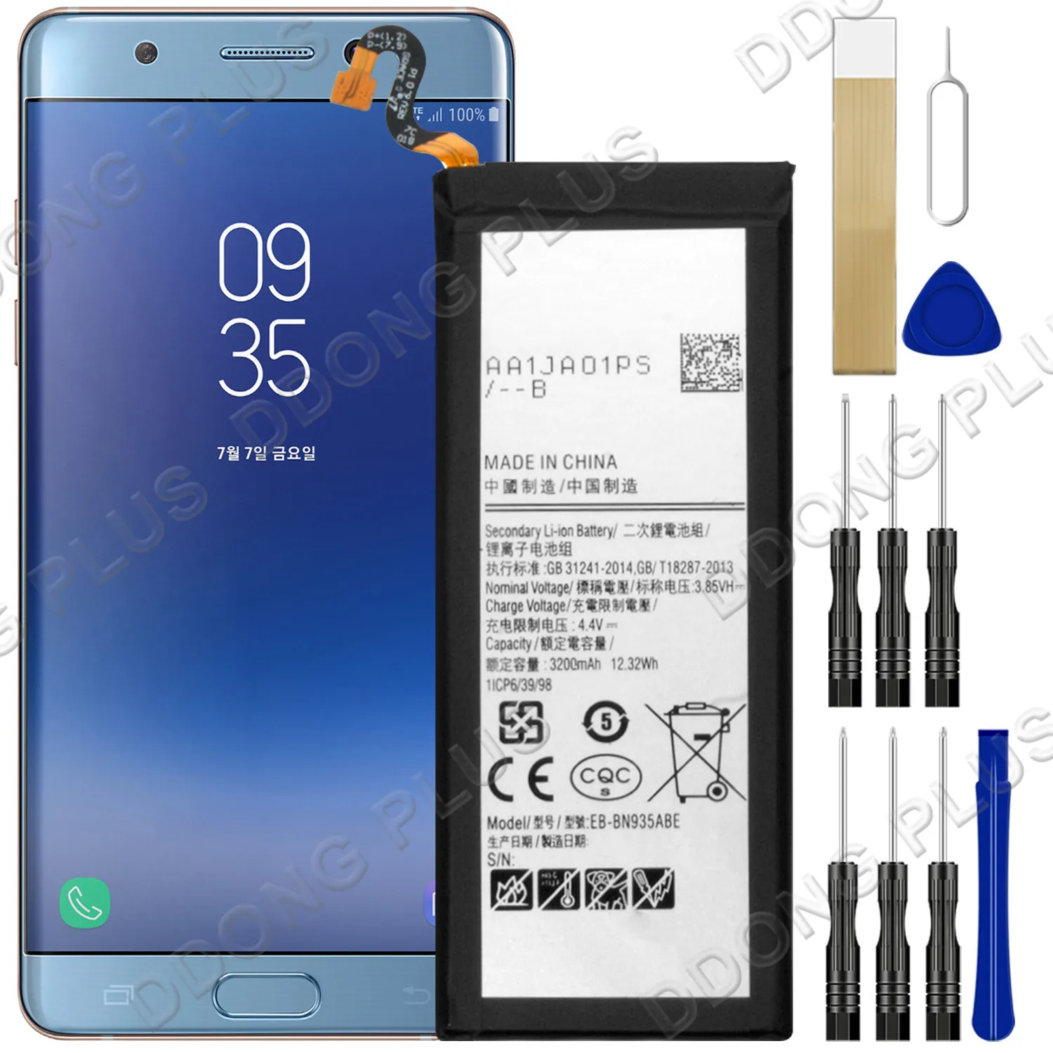 EB-BN935ABE аккумулятор для Samsung Galaxy Note 7 SM-N930F/DS EB-BN930ABA запасная часть ремонта с