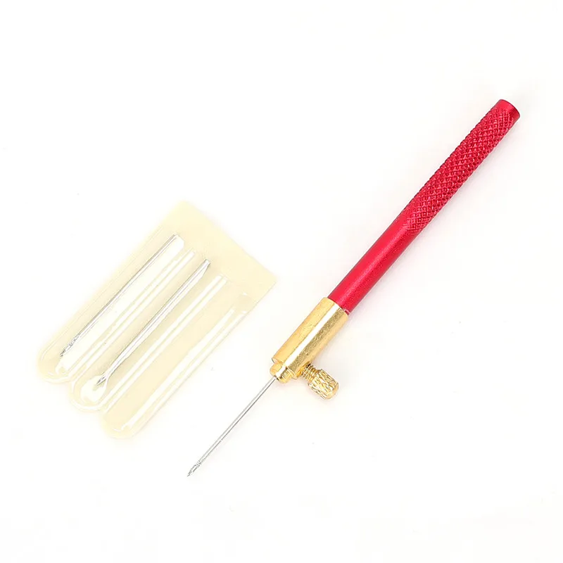 Вышивка бисером тамбур крючком с 3 размера иглы бисером кутюр французский крючком Крючки Швейные аксессуары