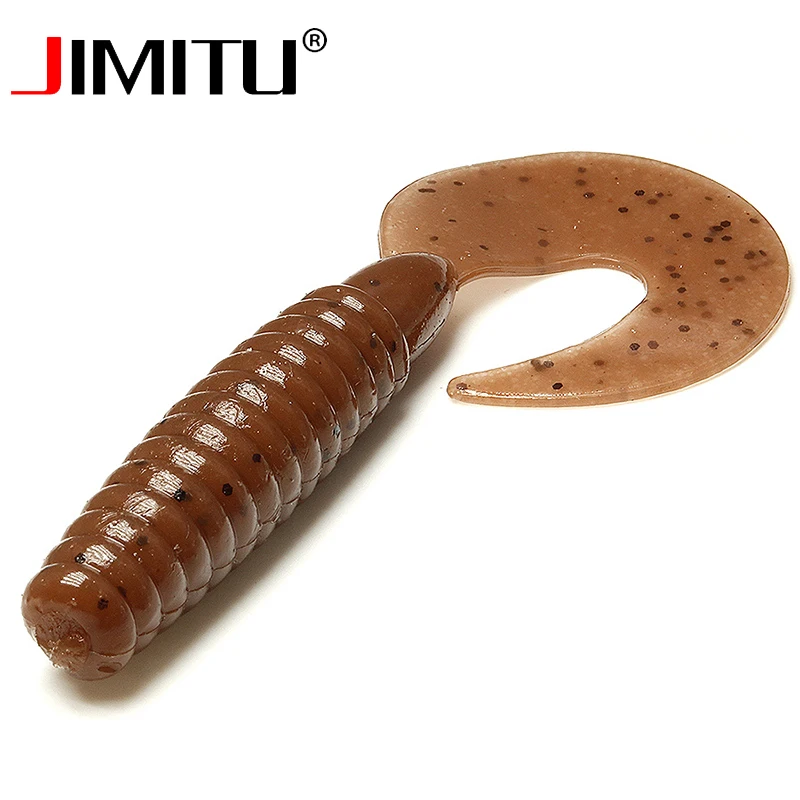 

JIMITU Curl Tail Fishing Soft lure 10pcs kit isca artificial wobblers silicone bait pesca mar carp fishing lures leurre souple