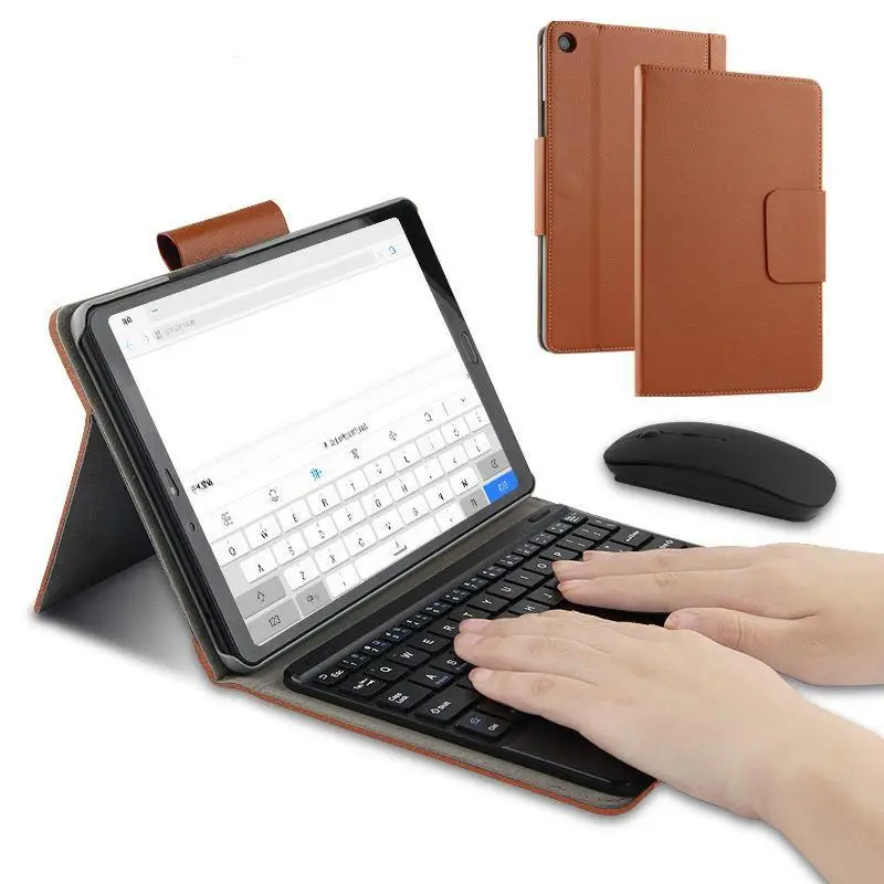 

Case For Xiaomi MiPad 4 MiPad4 Plus Wireless Bluetooth keyboard Protective Cover PU Leather Mi Pad 4 Plus 4plus 10.1 Tablet case