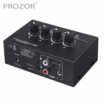 

Prozor Portable 4-Channel Headphone Amplifier Balanced TRS Headphones Output Jack and TRS Audio Input For Sound Mixer Amplifier