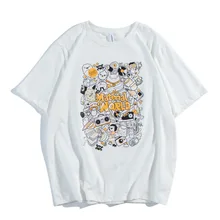2019 Men's Summer New Casual Pattern Letter Printing Short-sleeved Round Neck T Shirt Loose Temperament Tide Cotton Harajuku 2019 Men's Summer New Casual Pattern Letter Printing Short-sleeved Round Neck T Shirt Loose Temperament Tide Cotton Harajuku