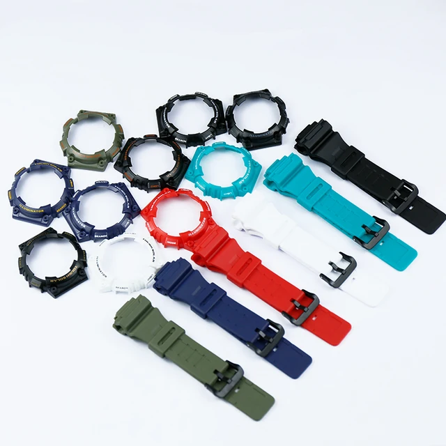 US $11.47 Watch accessories pin buckle suitable for Casio resin strap case men's watch with AQ-S810W AQS810WC